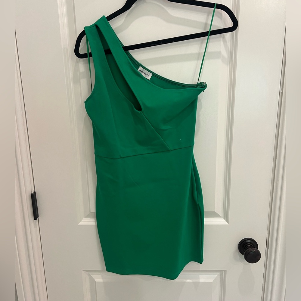 Superdown Vibrant Green Dress